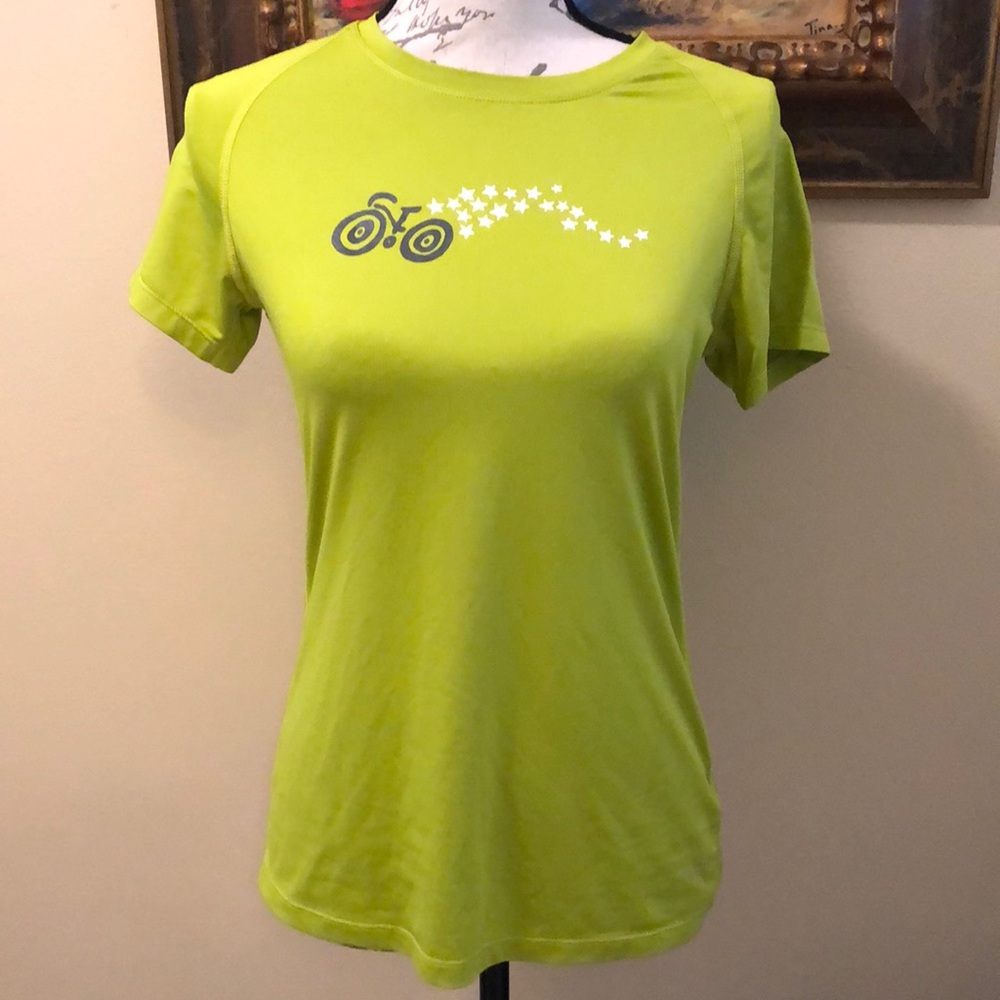 🚲 Terry Precision Bicycles Stretch stitch trim biker top, back pocket storage